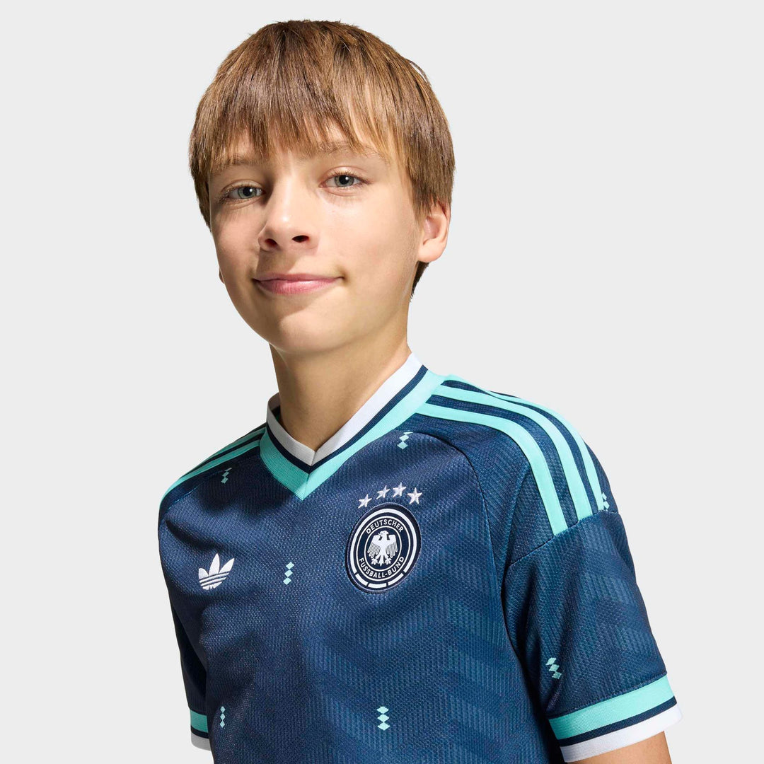 adidas DFB Deutschland Away Kinder Trikot Weltmeisterschaft 2026 World-Cup conavy-blau