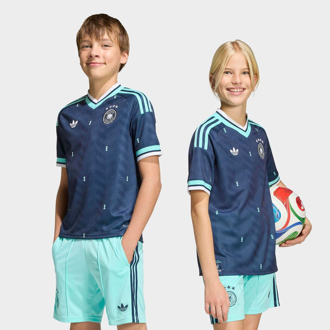 adidas DFB Deutschland Away Kinder Trikot Weltmeisterschaft 2026 World-Cup conavy-blau