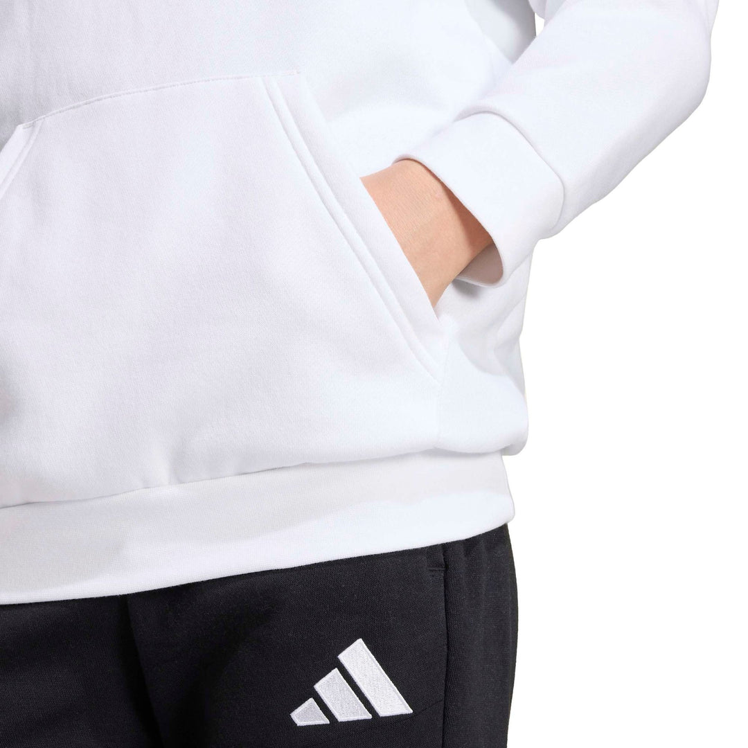 adidas Entrada 26 Hoody Y Kinder - white/black