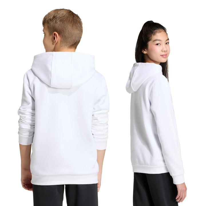 adidas Entrada 26 Hoody Y Kinder - white/black