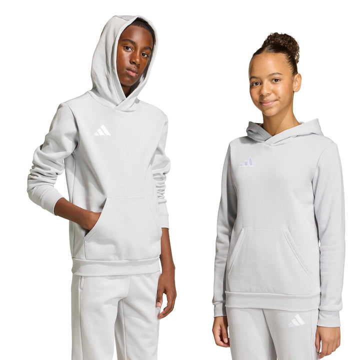 adidas Entrada 26 Hoody Y Kinder - tmlggr/white