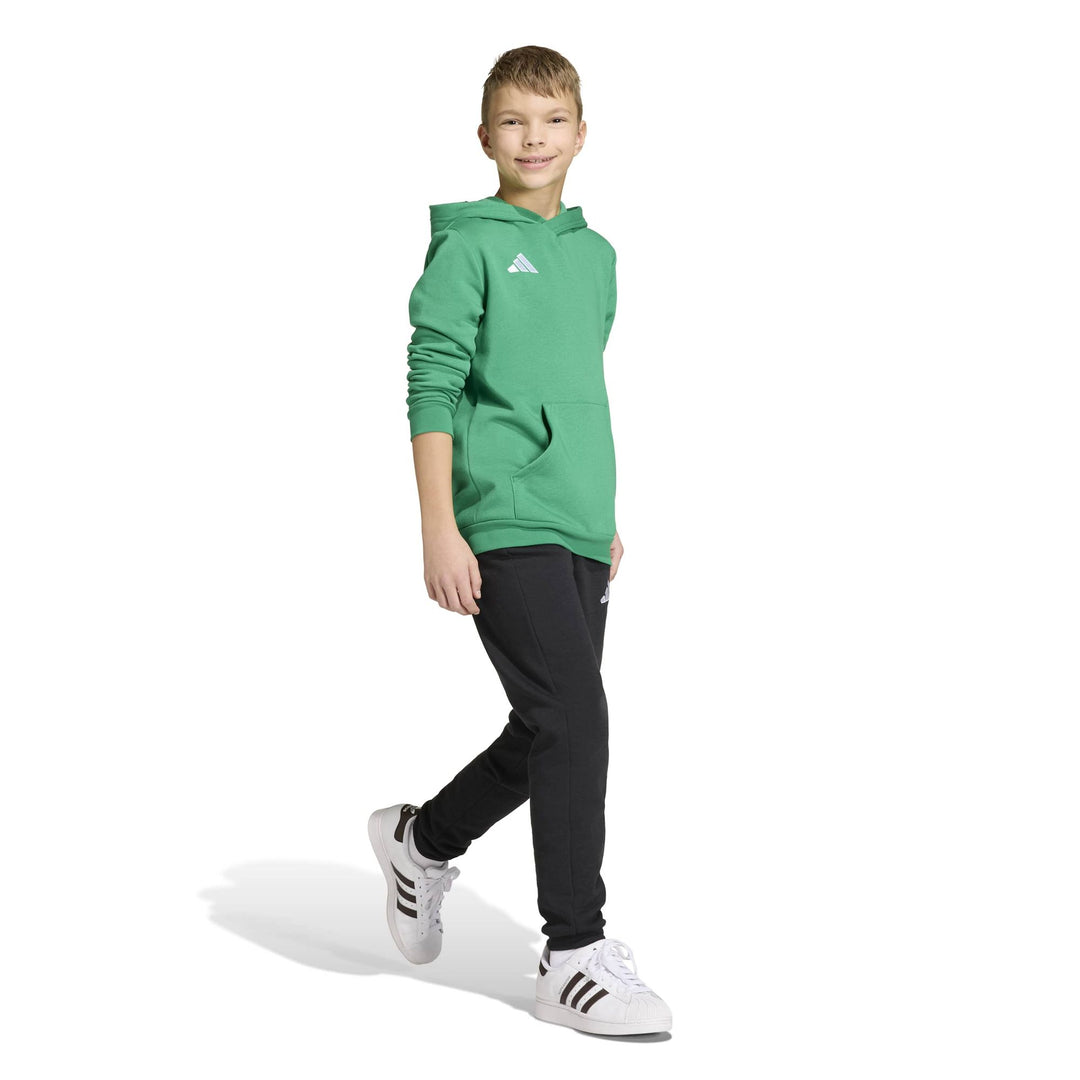 adidas Entrada 26 Hoody Y Kinder - teagrn/white