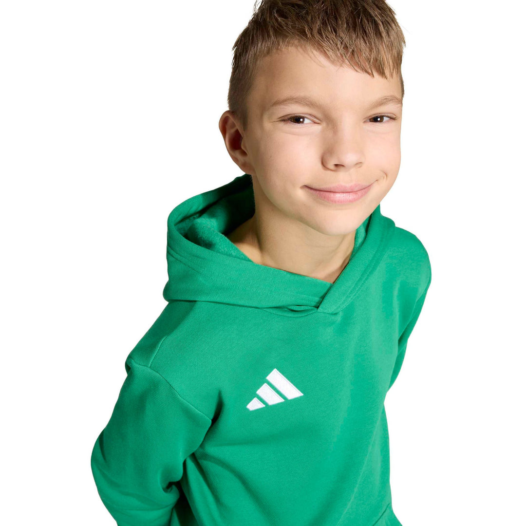 adidas Entrada 26 Hoody Y Kinder - teagrn/white