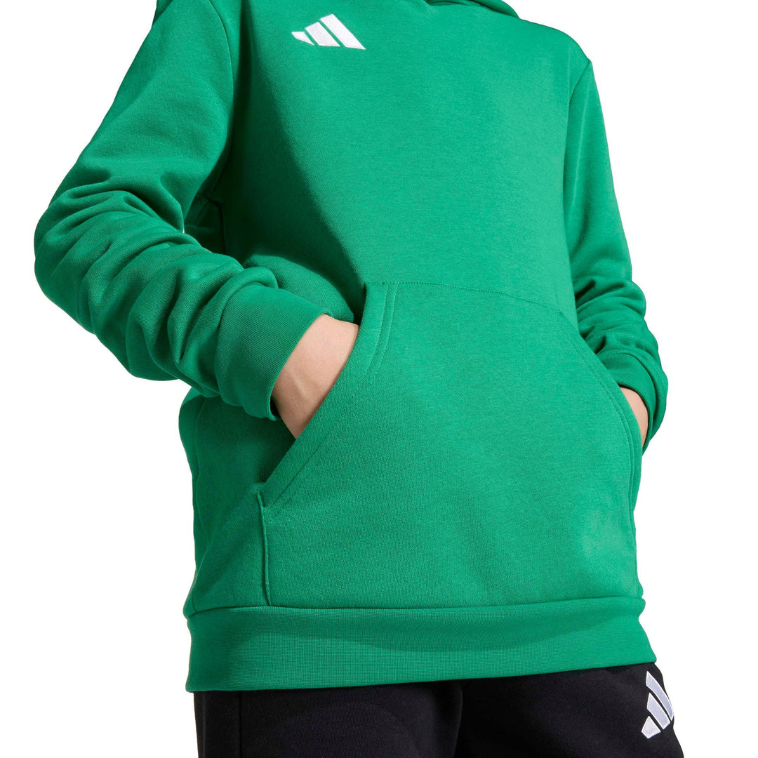 adidas Entrada 26 Hoody Y Kinder - teagrn/white
