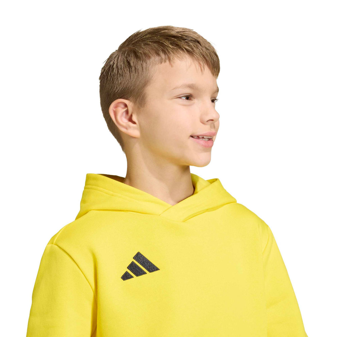 adidas Entrada 26 Hoody Y Kinder - tmyell/black