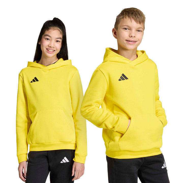 adidas Entrada 26 Hoody Y Kinder - tmyell/black