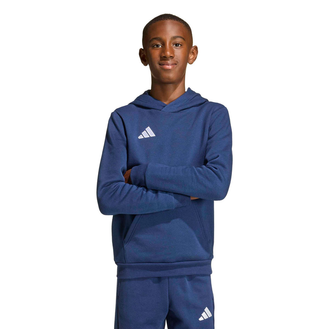 adidas Entrada 26 Hoody Y Kinder - tenabl/white