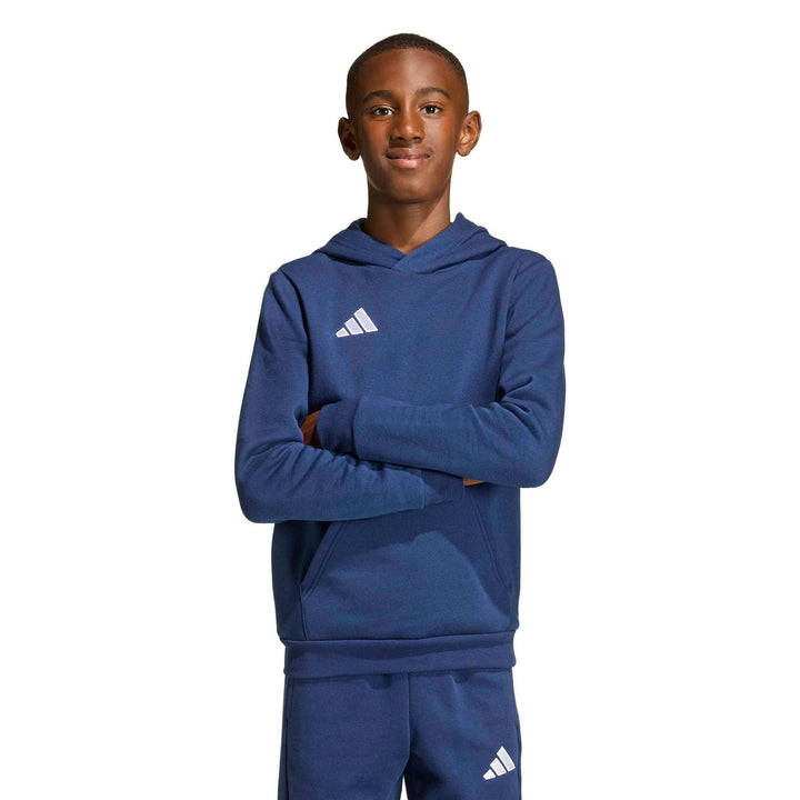 adidas Entrada 26 Hoody Y Kinder - tenabl/white