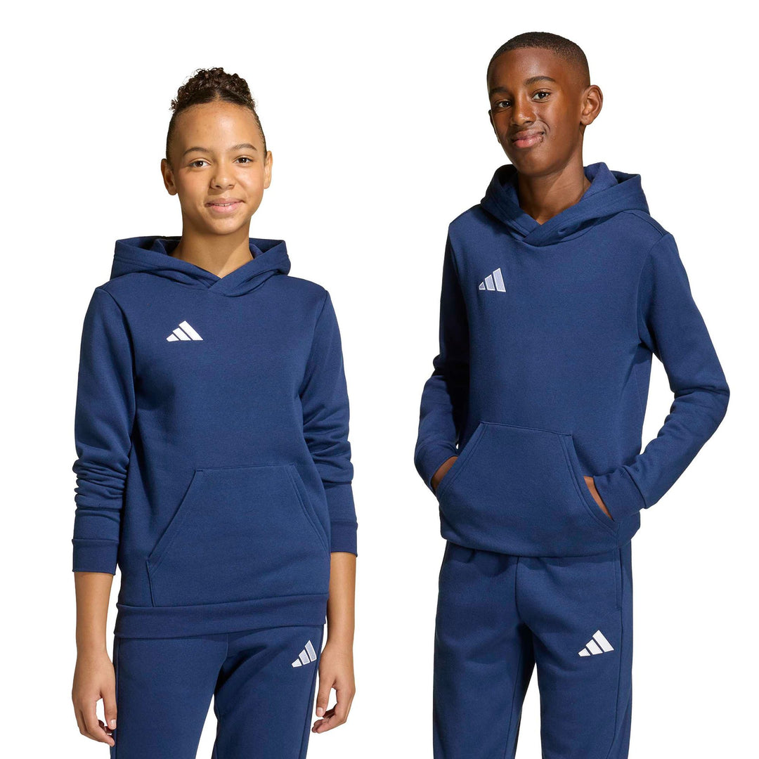 adidas Entrada 26 Hoody Y Kinder - tenabl/white