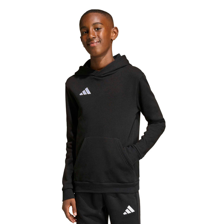 adidas Entrada 26 Hoody Y Kinder - black/white