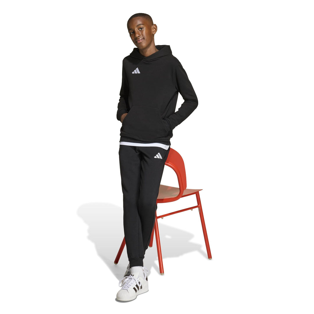 adidas Entrada 26 Hoody Y Kinder - black/white