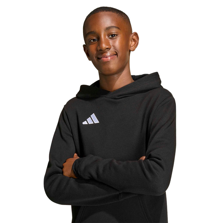 adidas Entrada 26 Hoody Y Kinder - black/white