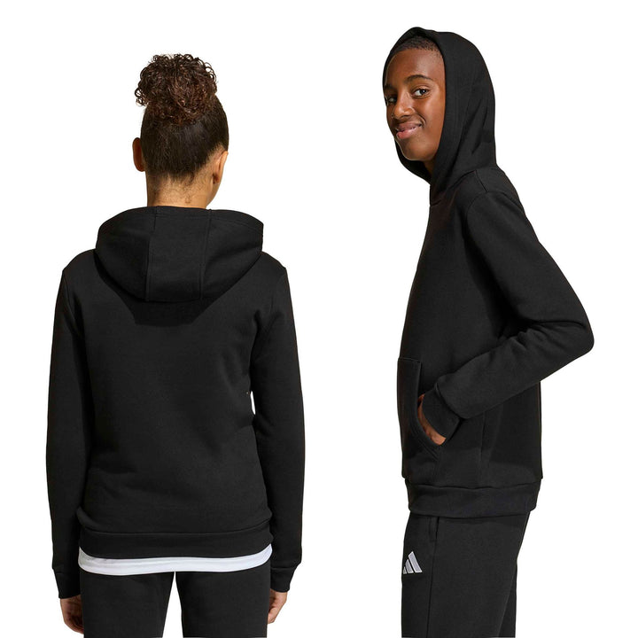 adidas Entrada 26 Hoody Y Kinder - black/white