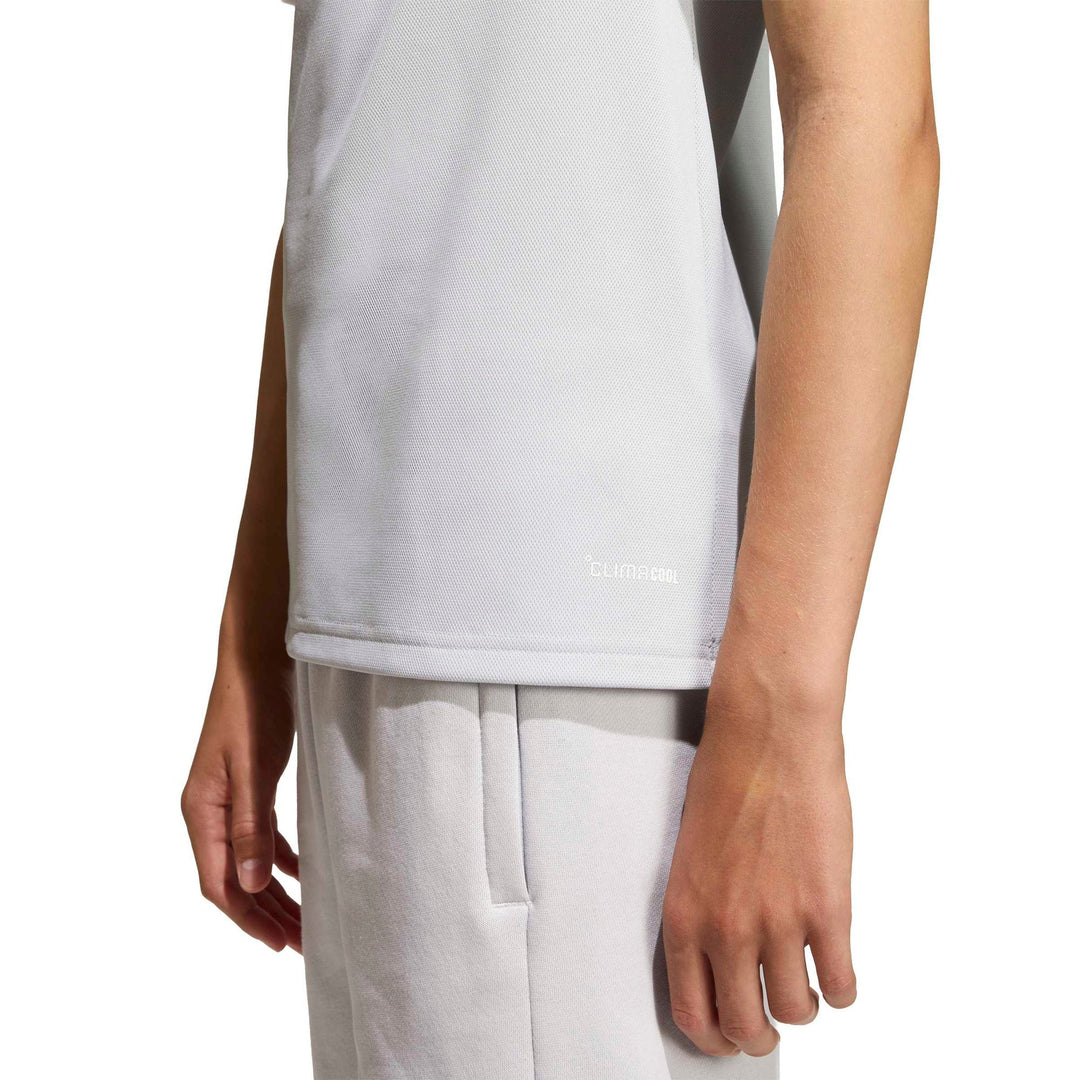 adidas Entrada 26 Polo Y Kinder - tmlggr/white