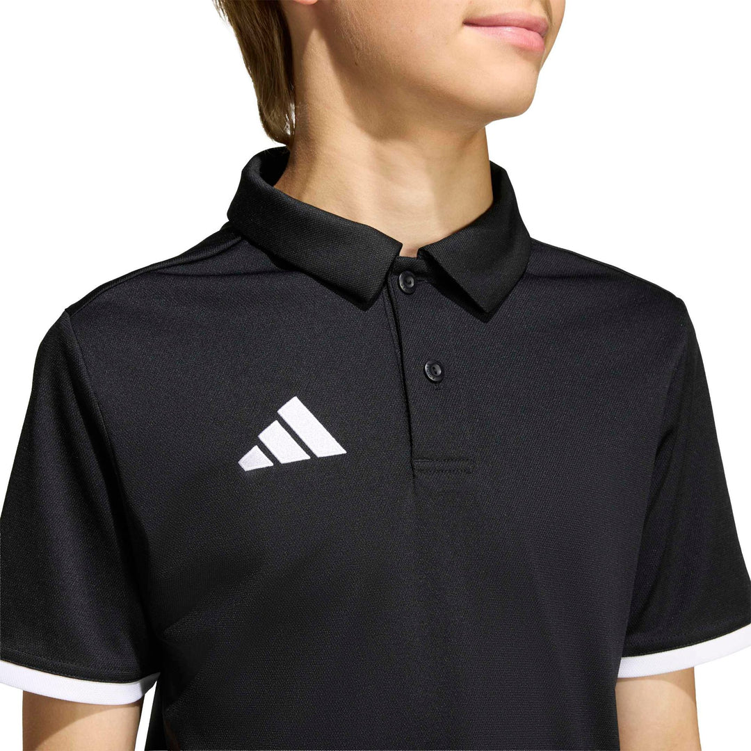 adidas Entrada 26 Polo Y Kinder - black/white