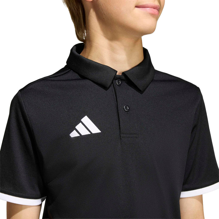 adidas Entrada 26 Polo Y Kinder - black/white