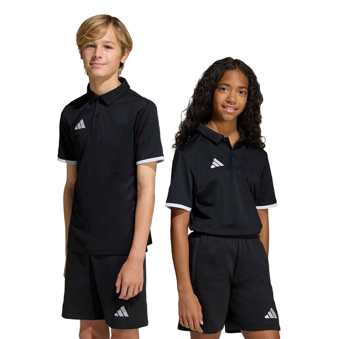 adidas Entrada 26 Polo Y Kinder - black/white