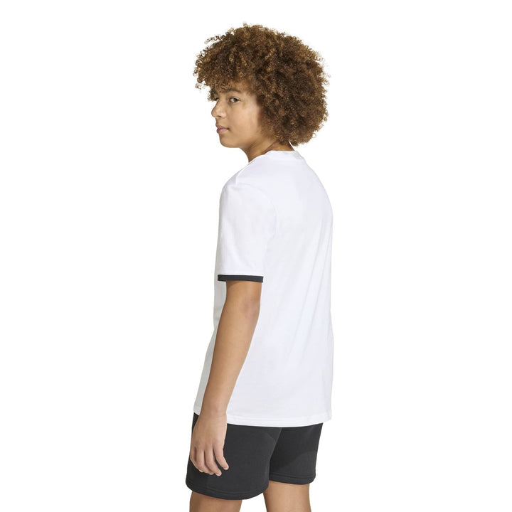 adidas Entrada 26 Tee Y Kinder - white/black