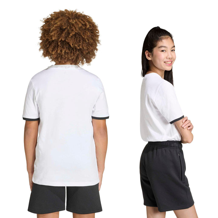 adidas Entrada 26 Tee Y Kinder - white/black