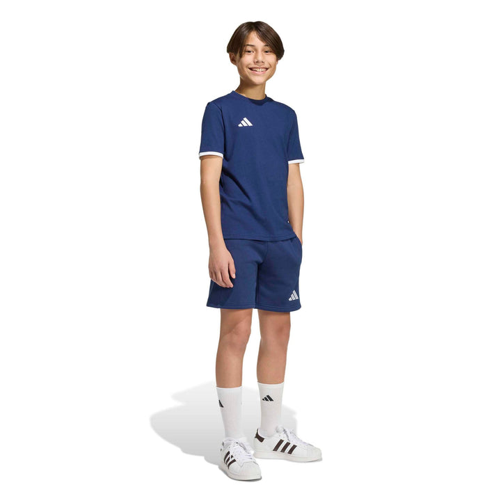 adidas Entrada 26 Tee Y Kinder - tenabl/white