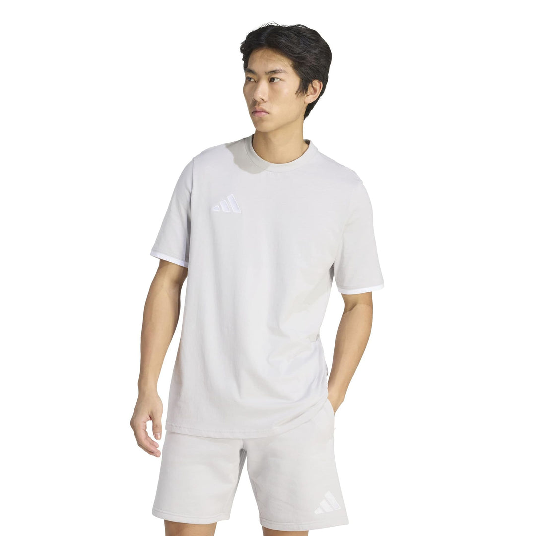 adidas Entrada 26 Tee - tmlggr/white