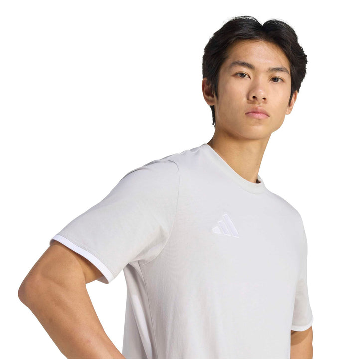 adidas Entrada 26 Tee - tmlggr/white