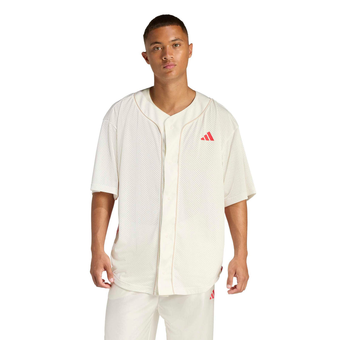 adidas M Sta Seas Shrt - owhite/crli/purrub