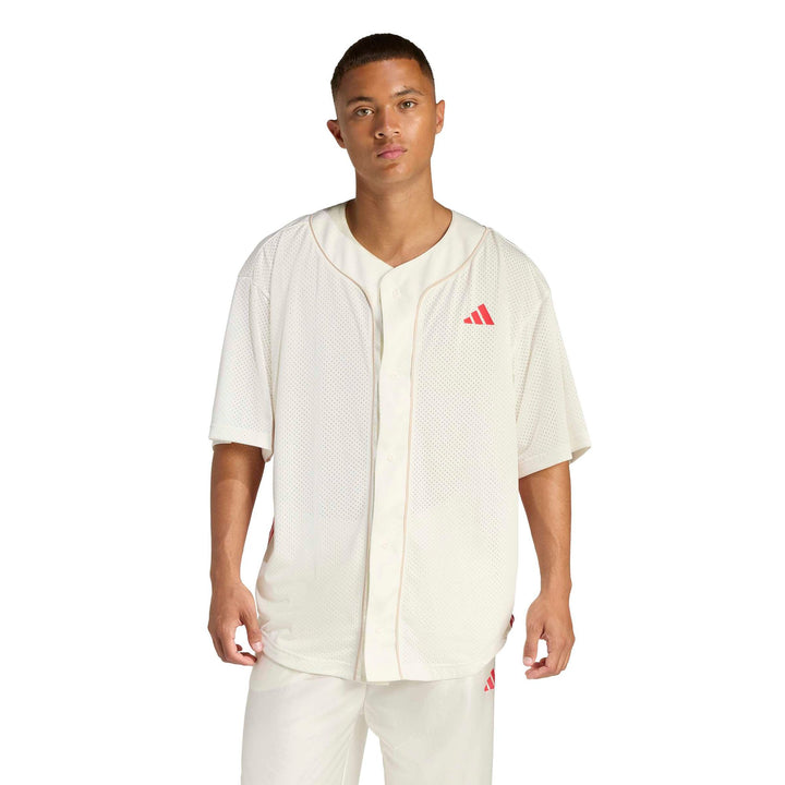 adidas M Sta Seas Shrt - owhite/crli/purrub