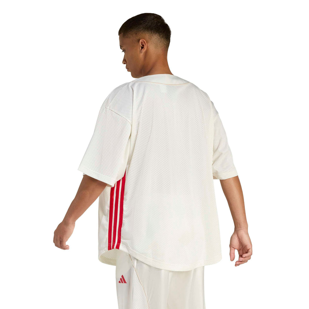 adidas M Sta Seas Shrt - owhite/crli/purrub
