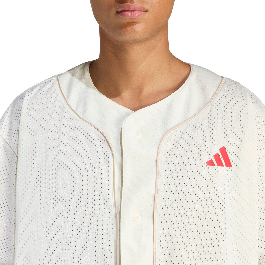 adidas M Sta Seas Shrt - owhite/crli/purrub