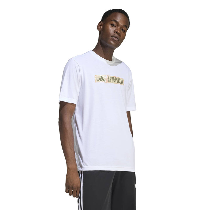 adidas M Camo Lin Cl T - white