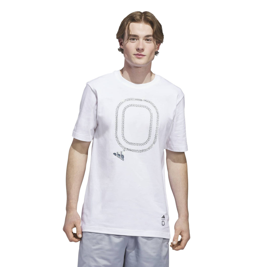 adidas M Overtime T - white