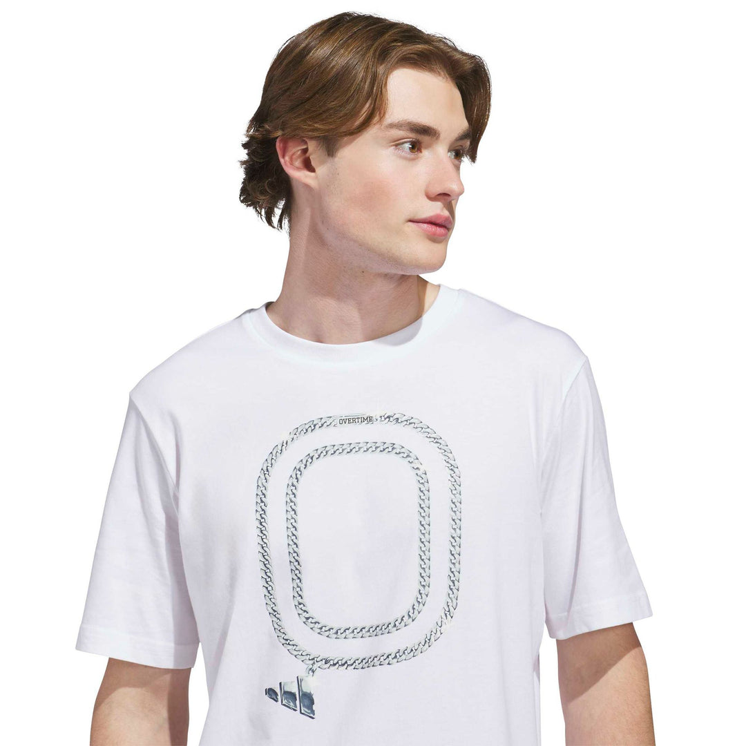 adidas M Overtime T - white