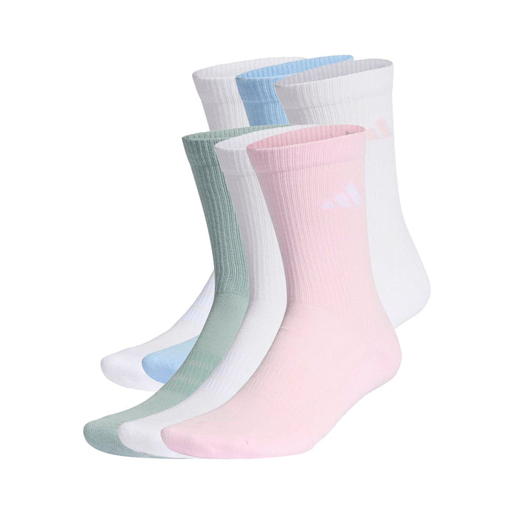adidas C Ess Crw 6Pp - white/clpink/globlu/w