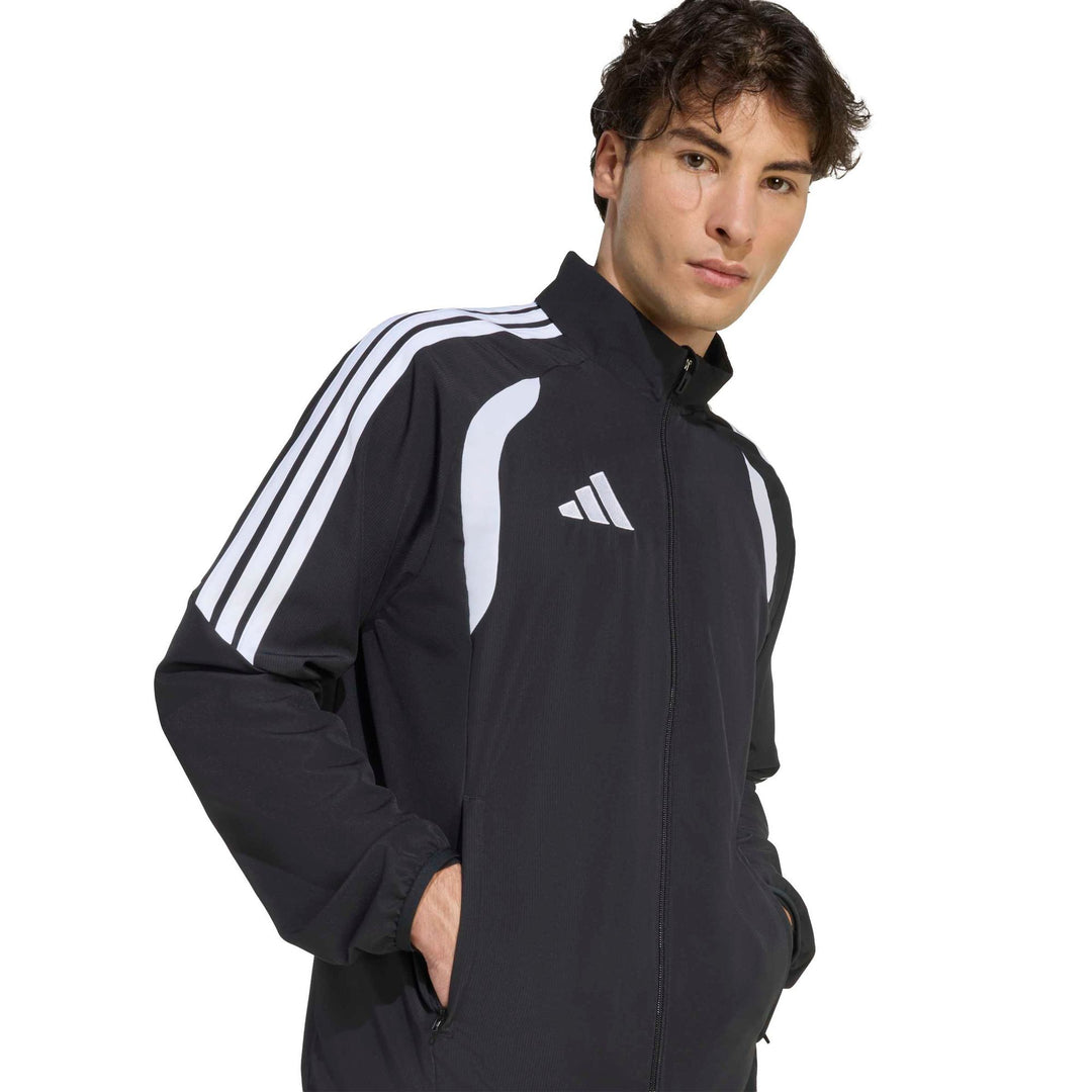 adidas Tiro26L Pre Jacke - black/white