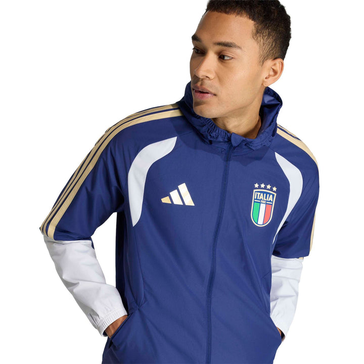 adidas Figc Aw Jacke - vicblu