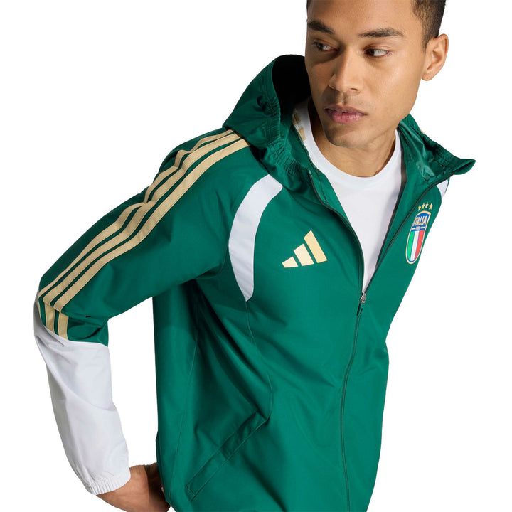 adidas Figc Aw Jacke - cgreen