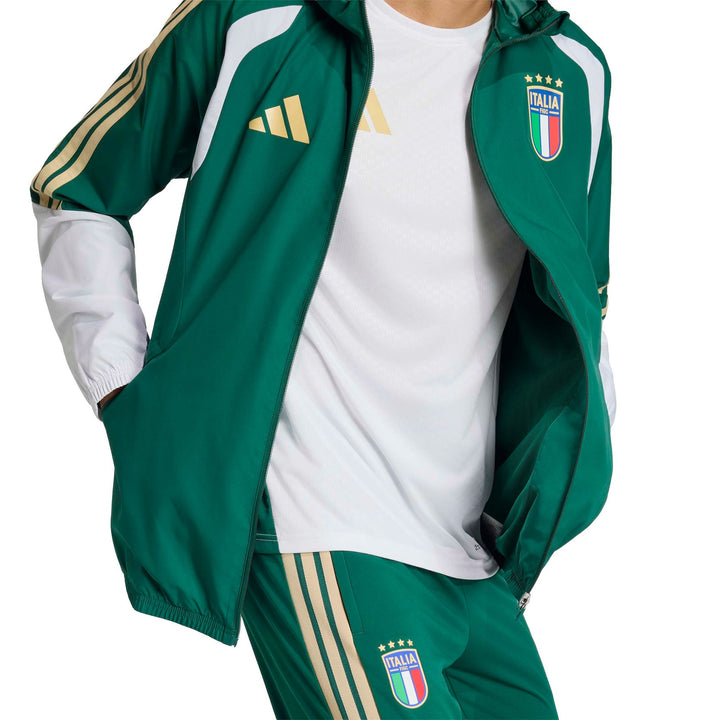 adidas Figc Aw Jacke - cgreen