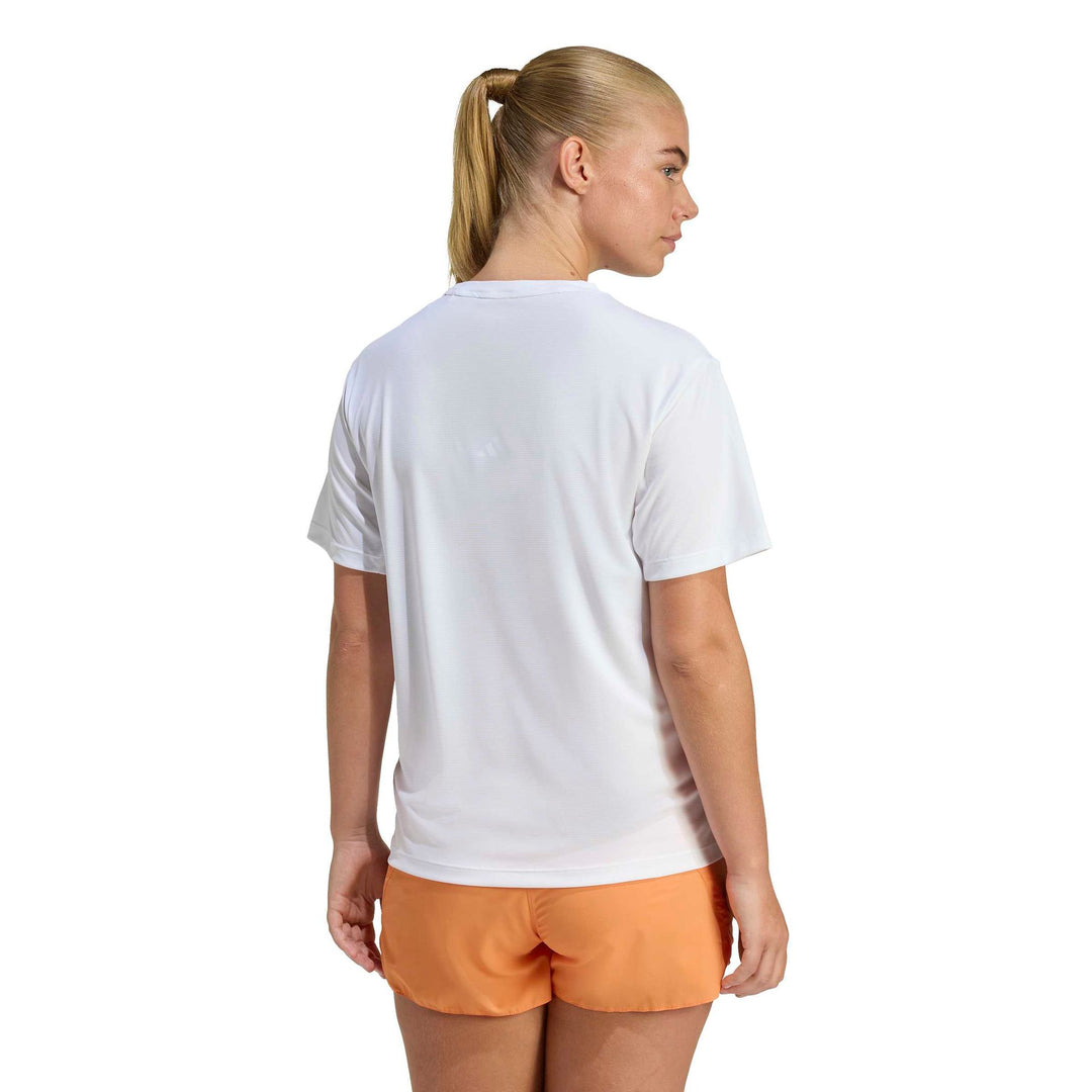 adidas Run Ess Tee W - white