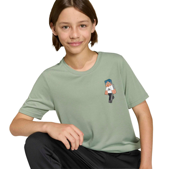 adidas J Mc Tr Tee - silgrn