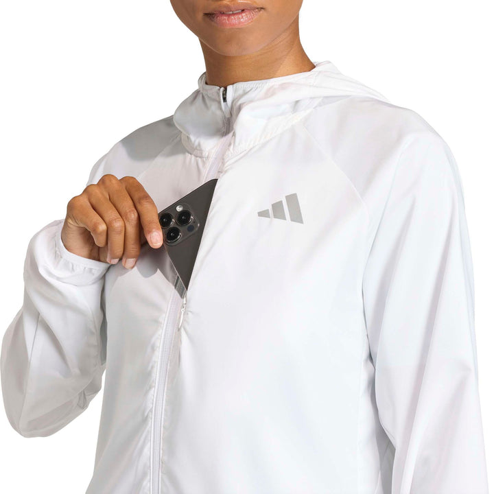 adidas Run Ess Jacke W - white