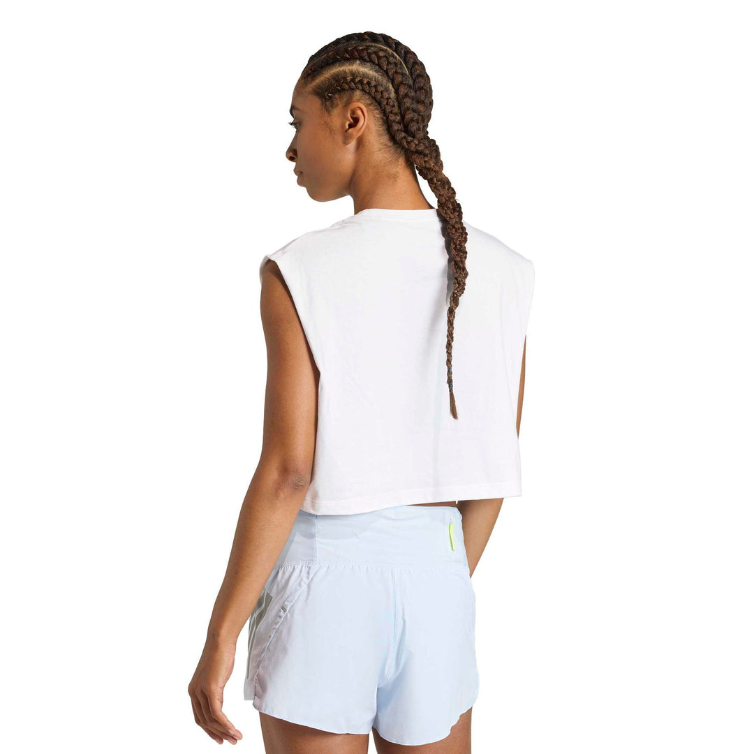 adidas Run Ess Crop W - white