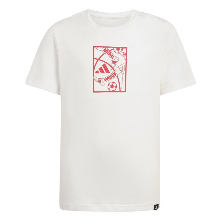 adidas J Football T - white