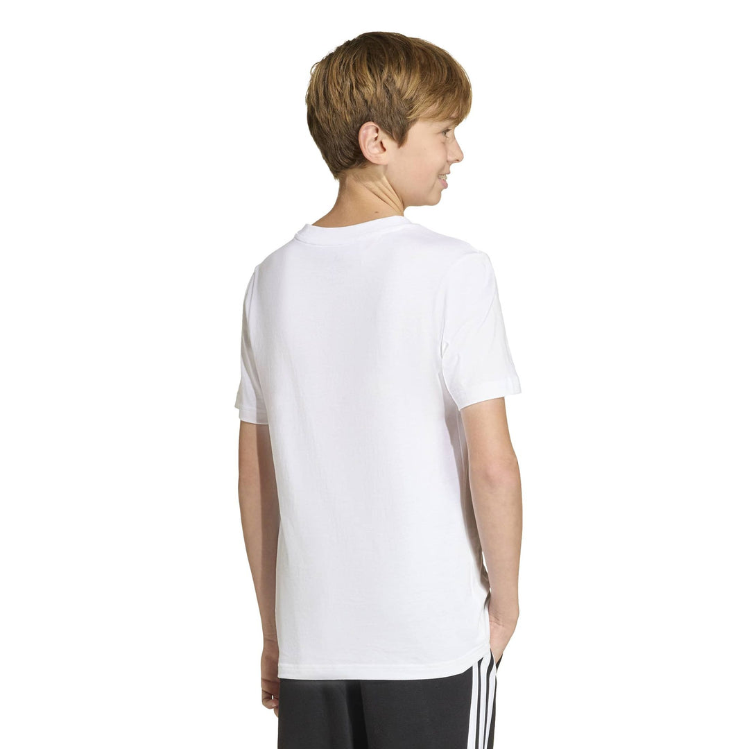 adidas J Football T - white