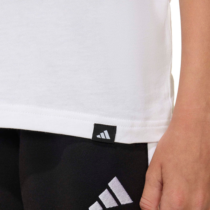 adidas J Football T - white