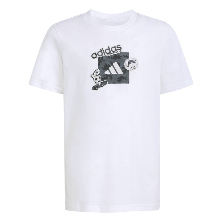 adidas J Camo Train T - white