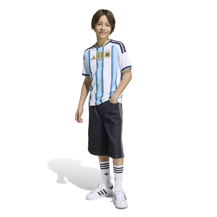 adidas Afa H Jsy Y Kinder D - white/iceblu/ltblue
