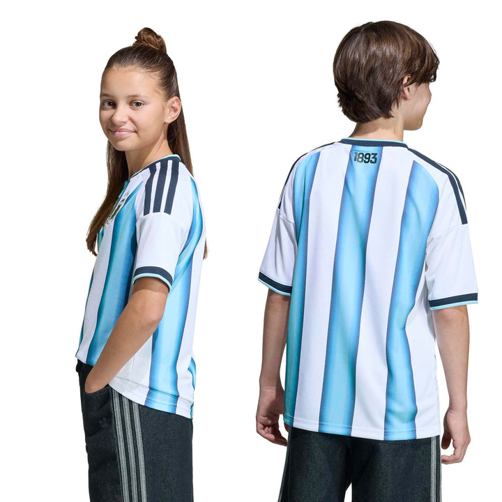 adidas Afa H Jsy Y Kinder D - white/iceblu/ltblue