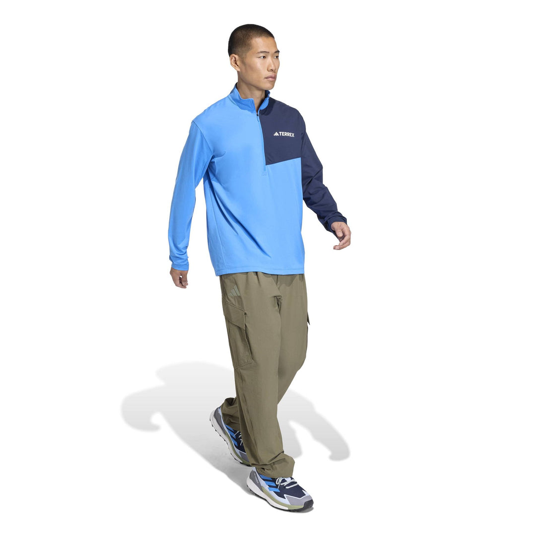 adidas Mt Halfz Ls Tee - rayblu