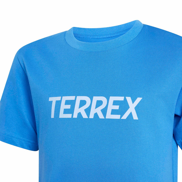 adidas K Mt Logo Tee - rayblu